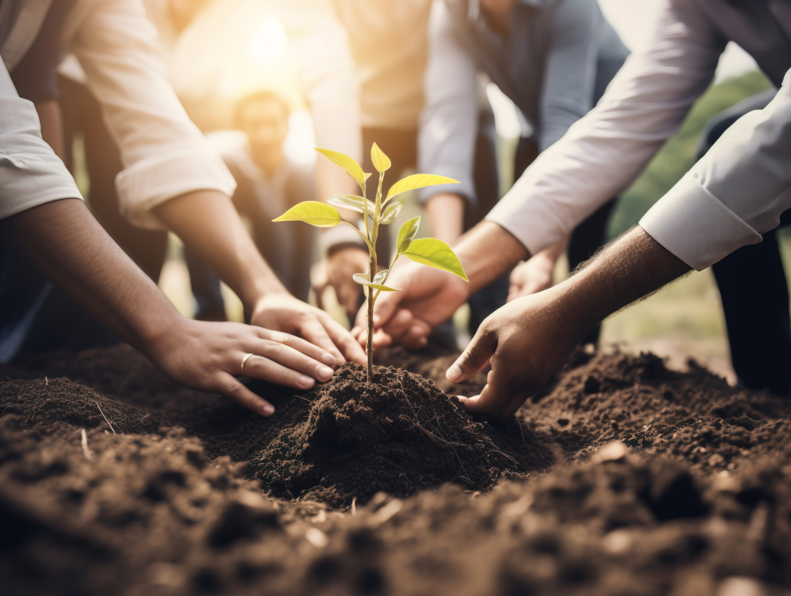 planting trees. Forest. CQtrees